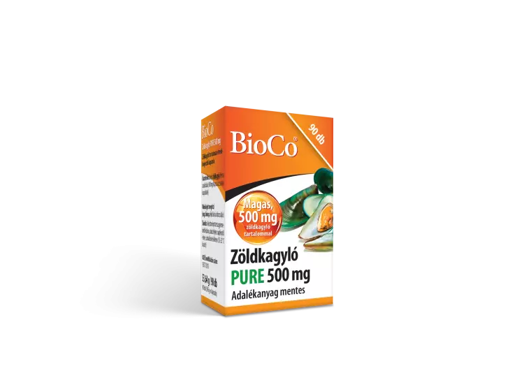 BioCo Zöldkagyló PURE 500 mg kapszula 90x BioCo Zöldkagyló PURE 500 mg kapszula 90x