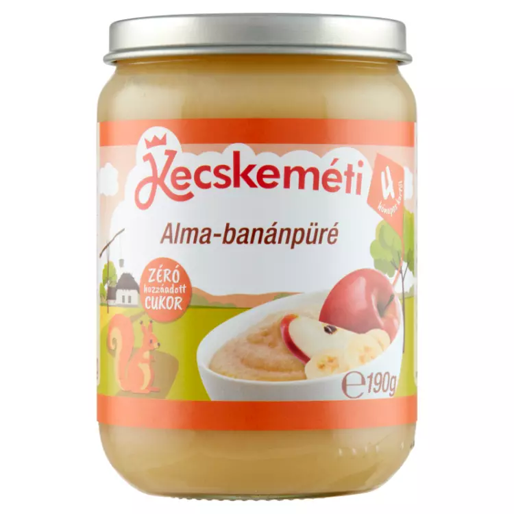 Kecskeméti alma-banánpüré 190g Kecskeméti alma-banánpüré 190g