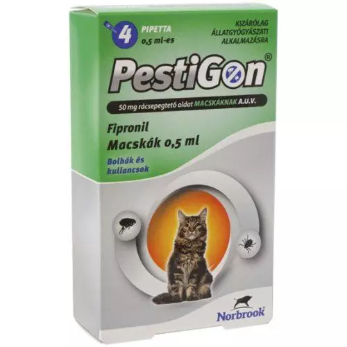 Pestigon spot on macska A.U.V. 4x0,5ml