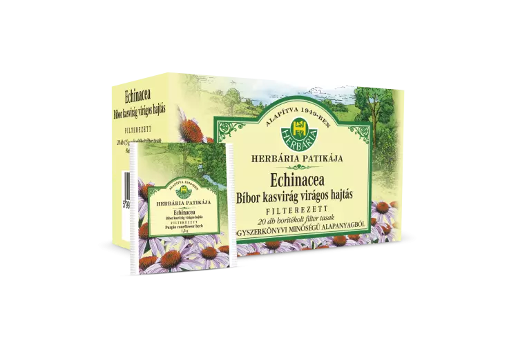 HERBÁRIA Bíbor kasvirág filteres 20x1,5g HERBÁRIA Bíbor kasvirág filteres 20x1,5g