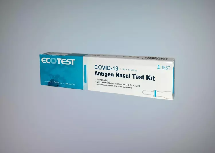 ECOTEST Covid-19 Antigén önell.teszt toll orrteszt 1x