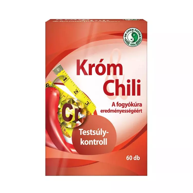 Dr.Chen króm+ chili kapszula 60x Dr.Chen króm+ chili kapszula 60x