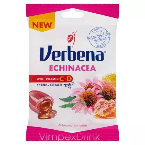 Verbena töltött keménycukor echinacea 60g Verbena töltött keménycukor echinacea 60g