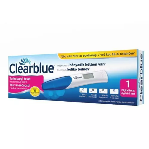 Clearblue Hétszámlálóval ellátott terhességi teszt 1x
