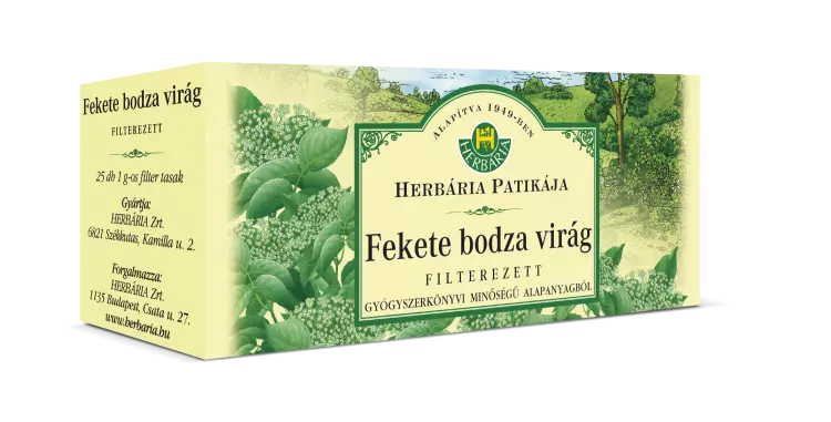 HERBÁRIA Bodzavirág filteres 25x HERBÁRIA Bodzavirág filteres 25x