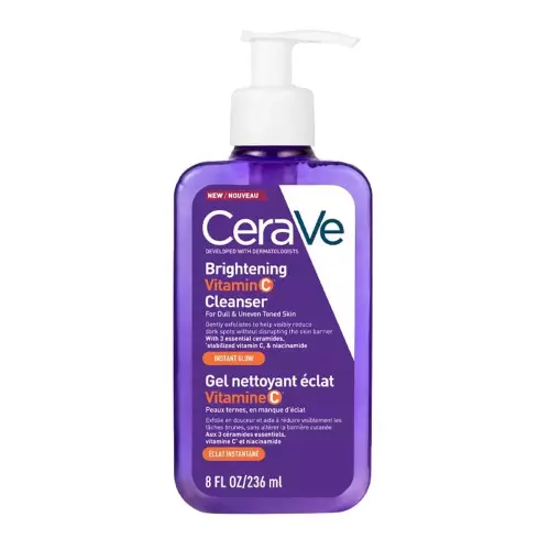 CeraVe C-vitaminos ragyogásfokozó tisztító gél 236ml