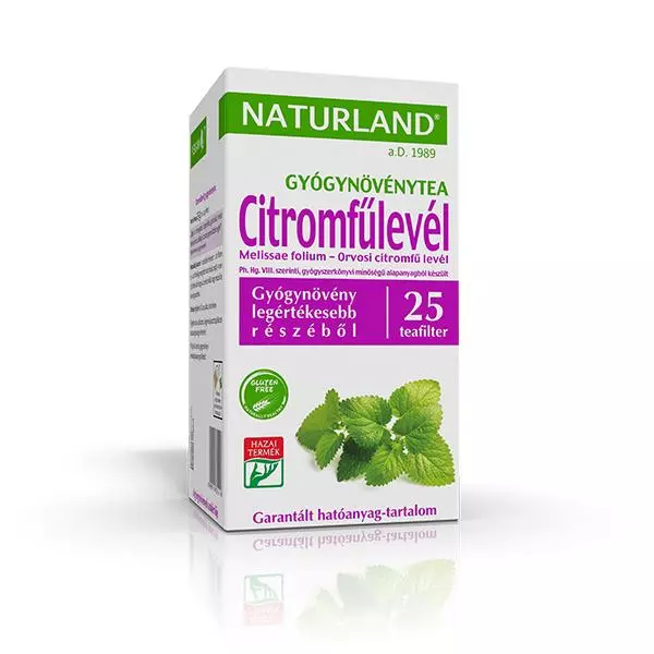 NATURLAND Citromfűlevél filteres 25x1g NATURLAND Citromfűlevél filteres 25x1g