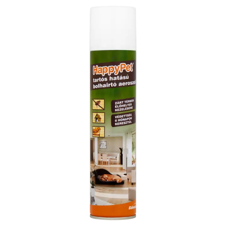 HappyPet bolhariasztó aerosol tartós hatású 300ml HappyPet bolhariasztó aerosol tartós hatású 300ml