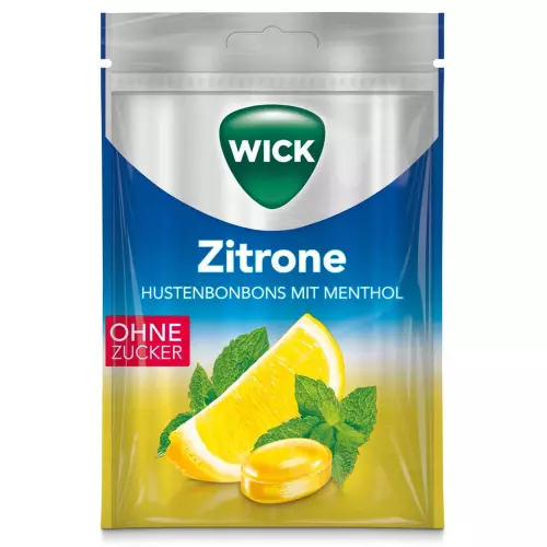Wick torokcukor citrom mentol 72g