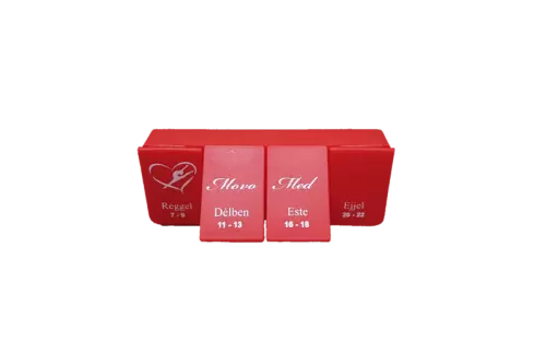 Gyógyszeradagoló napi 4 rekeszes MovoMed 1x