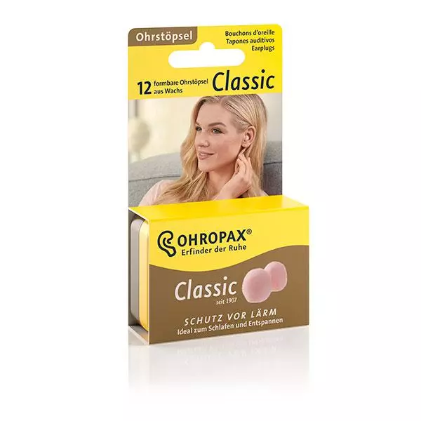 OHROPAX Füldugó viasz Classic akasztóval 6pár OHROPAX Füldugó viasz Classic akasztóval 6pár
