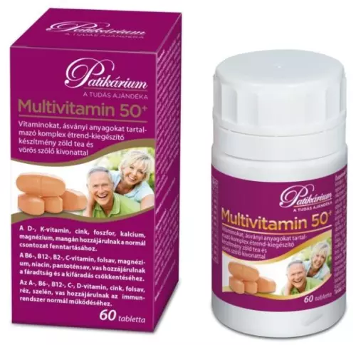 Patikárium Multivitamin 50+ tabletta 60x