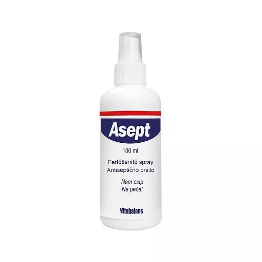 Asept bőrfertőtlenítő spray Vitabalans 100ml Asept bőrfertőtlenítő spray Vitabalans 100ml