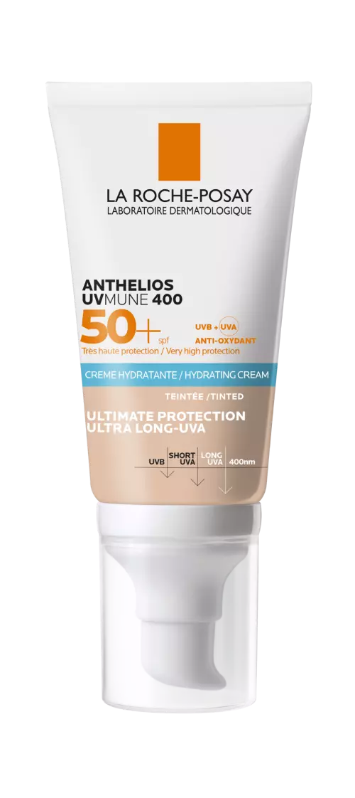   LA ROCHE-POSAY Anthelios UVMUNE 400 Napvédő krém Színezett SPF 50+ 50ml