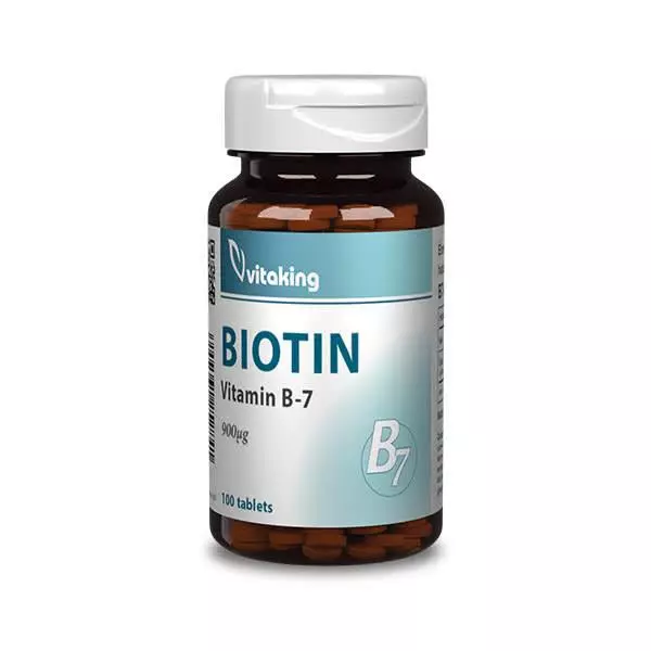 Vitaking B7-Biotin 900 mcg tabletta 100x Vitaking B7-Biotin 900 mcg tabletta 100x