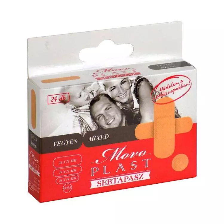 Movo Plast sebtapasz vegyes 24x Movo Plast sebtapasz vegyes 24x