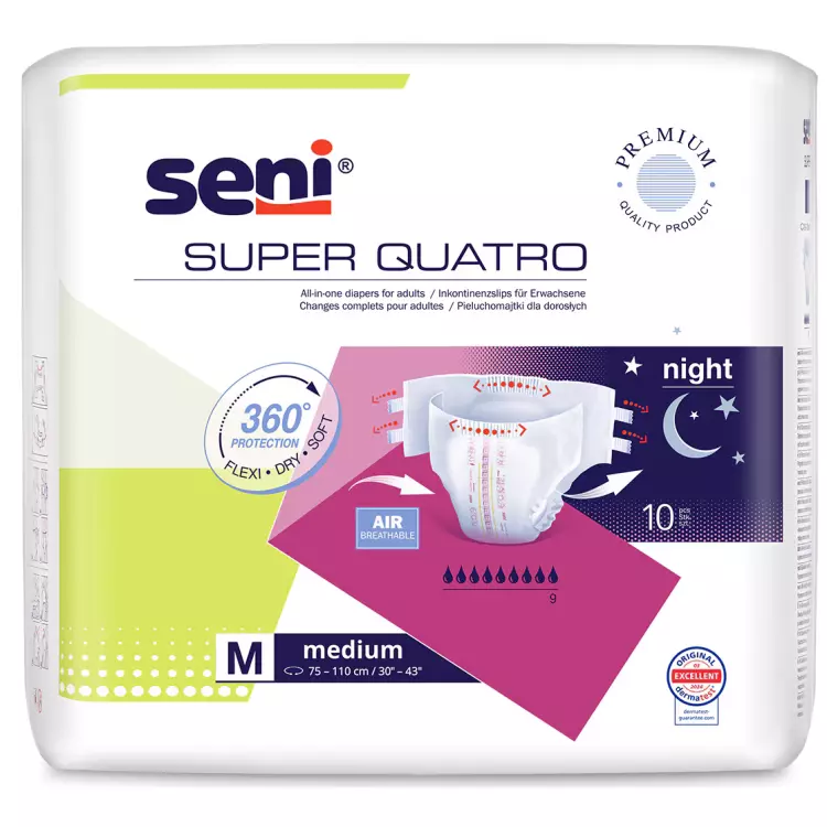 Seni Super Quatro nadrágpelenka M 10x Seni Super Quatro nadrágpelenka M 10x