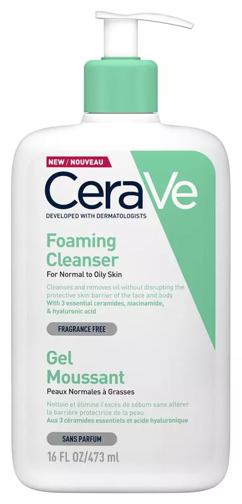 CeraVe Habzó tisztító gél arcra és testre 473ml CeraVe Habzó tisztító gél arcra és testre 473ml