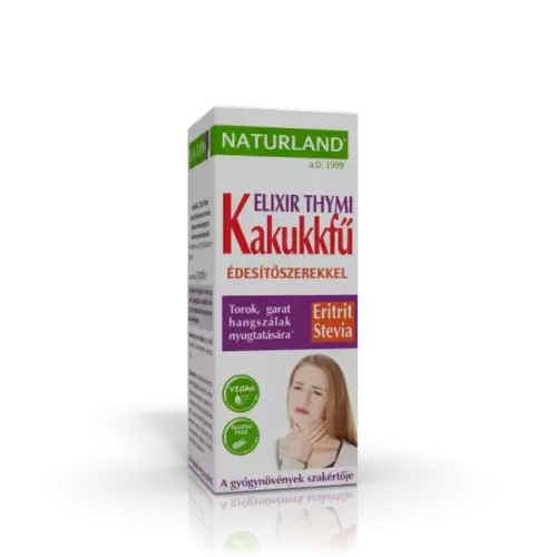 Naturland Kakukkfű (Elix. thymi) édesítőszerrel 150ml