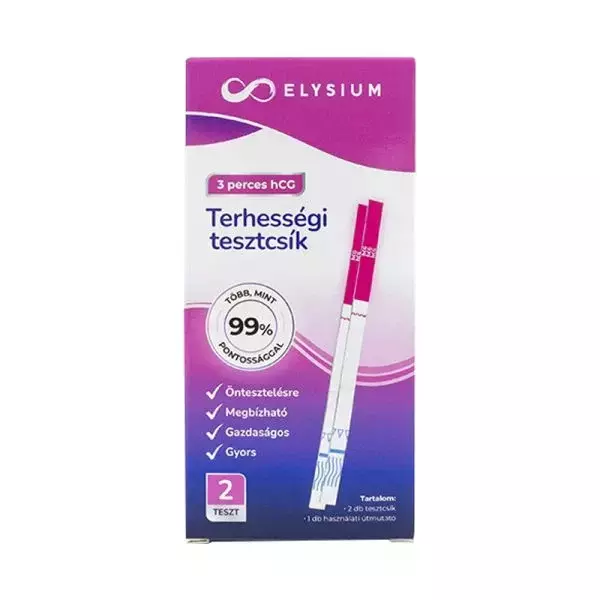 Elysium terhességi tesztcsík gyors kimutatás 2x
