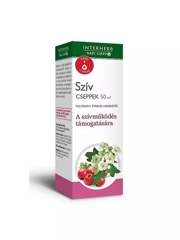 Interherb Napi Csepp Szív cseppek 50ml Interherb Napi Csepp Szív cseppek 50ml