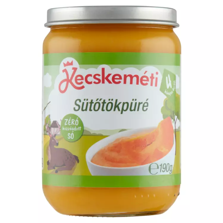 Kecskeméti sütőtökpüré 190g Kecskeméti sütőtökpüré 190g