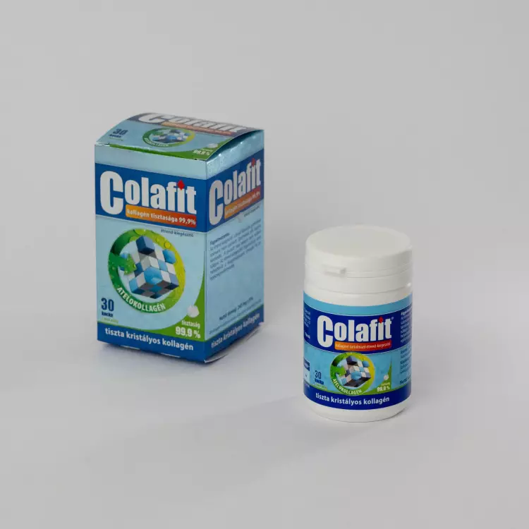 Colafit kollagén kocka tiszta kristályos 30x Colafit kollagén kocka tiszta kristályos 30x