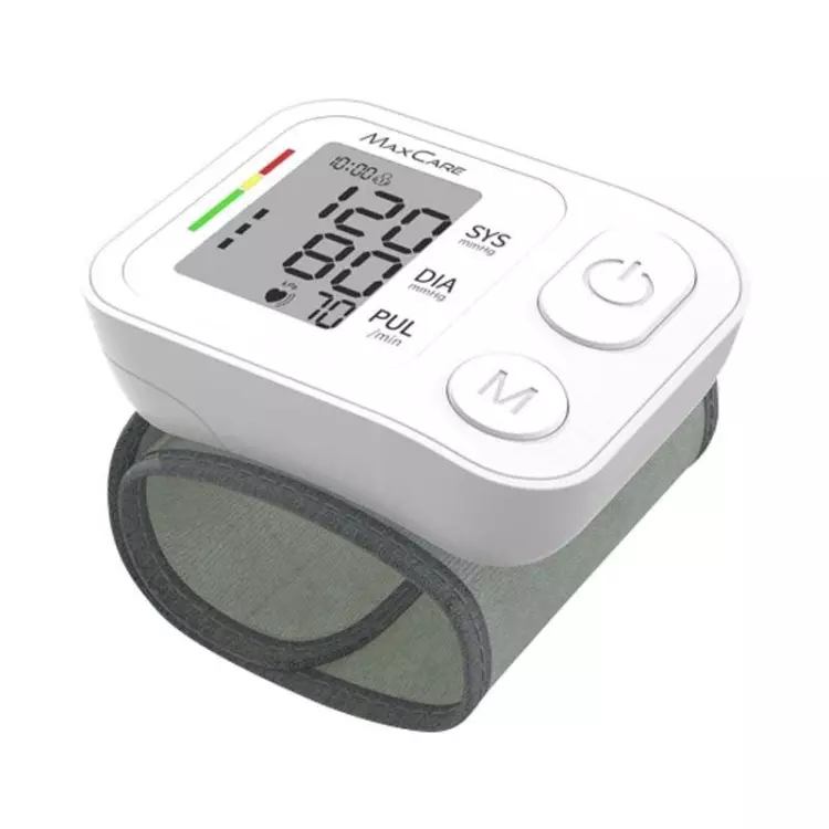 Vérnyomásmérő aut. MaxCare WRS-35H csuklós 1x Vérnyomásmérő aut. MaxCare WRS-35H csuklós 1x