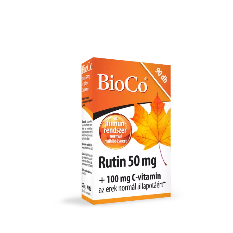 BioCo Rutin 50 mg + C-vitamin 100 mg tabletta 90x BioCo Rutin 50 mg + C-vitamin 100 mg tabletta 90x