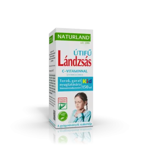 Naturland Lándzsás útifű+ C gyerekeknek szirup 150ml