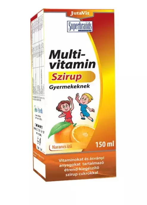 JutaVit Multivitamin szirup gyerekeknek narancs 150ml