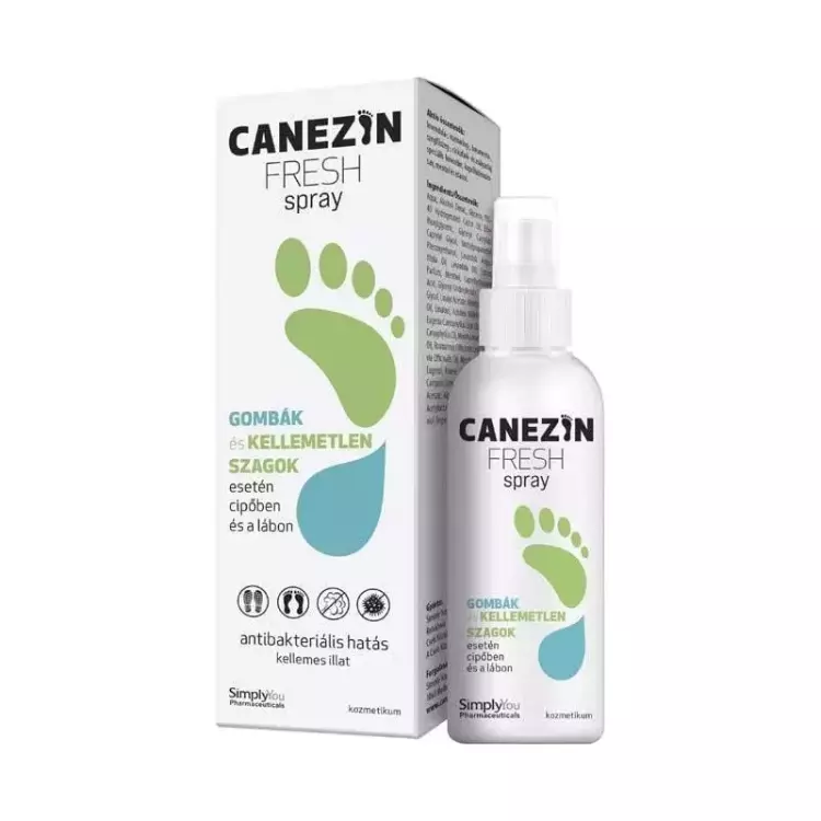 Canezin Fresh gombaell. lábszagűző láb/cipőspray 100ml Canezin Fresh gombaell. lábszagűző láb/cipőspray 100ml