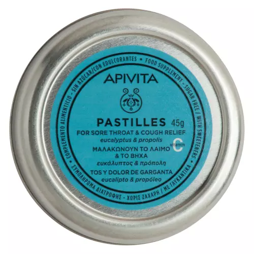 APIVITA Torokpasztilla Eukaliptusz 45g