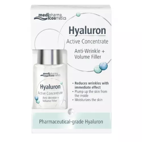 Medipharma Cosmetics Hyaluron aktív ránctalanító + bőrfeltöltő koncentrátum 13ml
