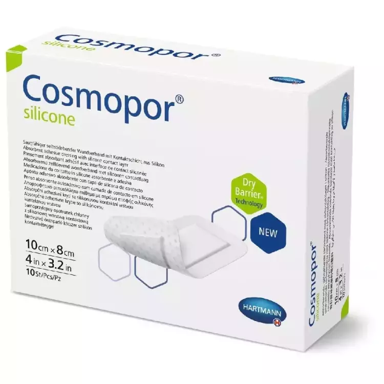 Cosmopor Silicone 10 x 8cm 10x Cosmopor Silicone 10 x 8cm 10x