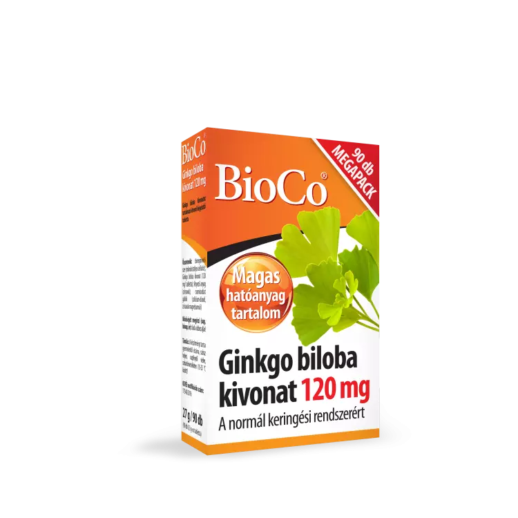 BioCo Ginkgo biloba kivonat 120 mg tabletta 90x BioCo Ginkgo biloba kivonat 120 mg tabletta 90x
