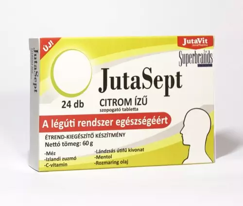 JutaVit JutaSept szopogató tabletta citrom 24x