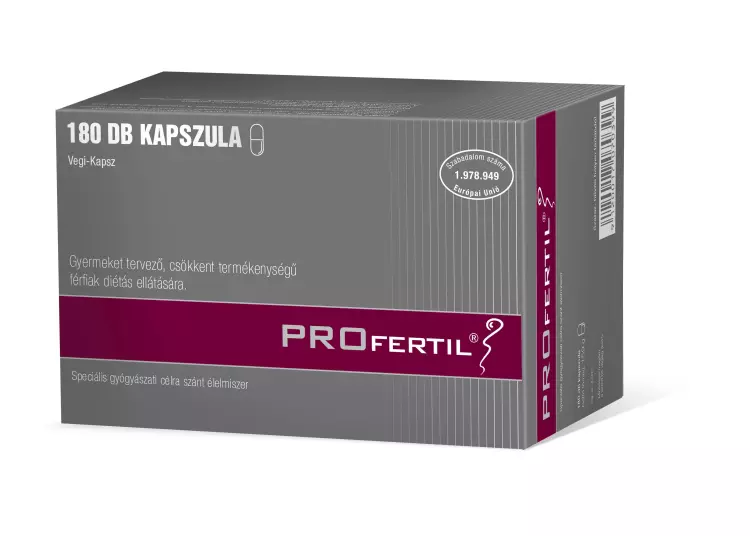 PROfertil spec. élelmiszer kapszula férfiaknak 180x PROfertil spec. élelmiszer kapszula férfiaknak 180x