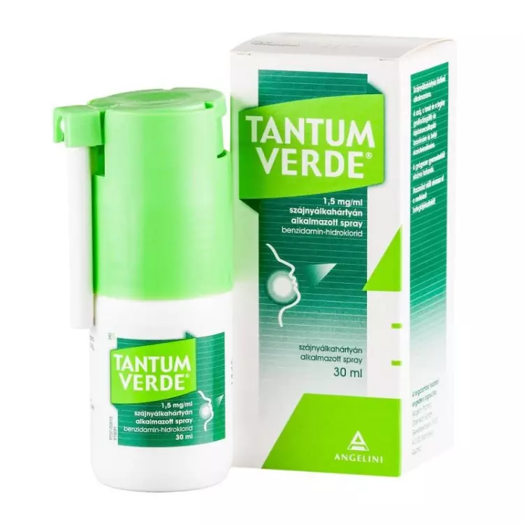 Tantum Verde 1,5mg/ml szájnyálkahártyán alk.spray 30ml Tantum Verde 1,5mg/ml szájnyálkahártyán alk.spray 30ml