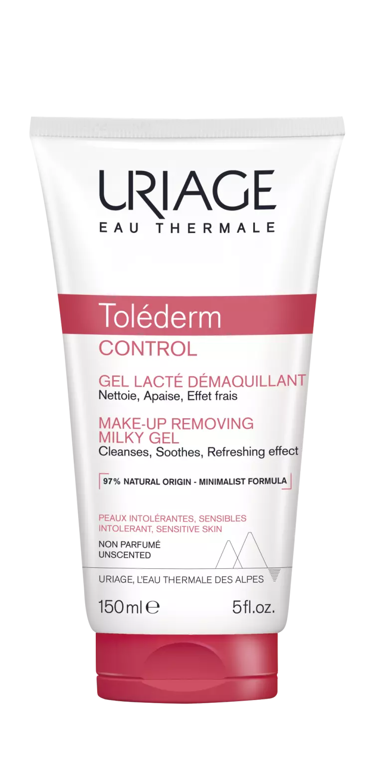 Uriage Toléderm Control sminklemosó tej gél 150ml Uriage Toléderm Control sminklemosó tej gél 150ml
