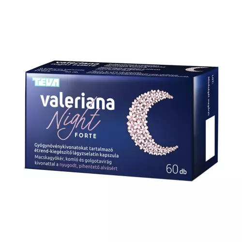 Valeriana Night Forte lágyzselatin kapszula 60x