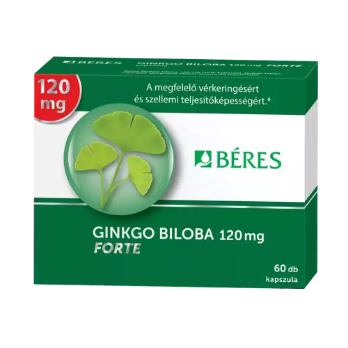 Béres Ginkgo biloba 120 mg Forte kapszula 60x