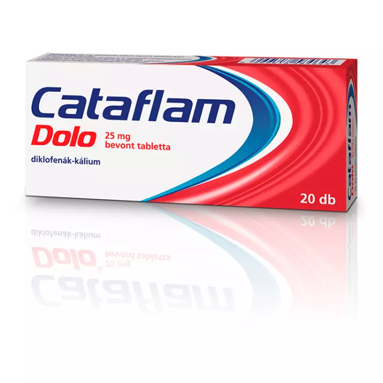 Cataflam Dolo 25 mg bevont tabletta 20x Cataflam Dolo 25 mg bevont tabletta 20x
