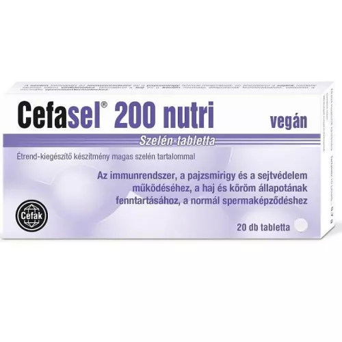 Cefasel 200 Nutri szelén tabletta 20x