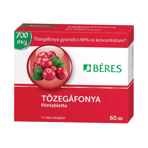 Béres Tőzegáfonya filmtabletta 60x