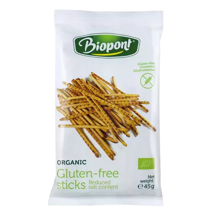 Biopont Bio gluténmentes dekor-sós sóspálcika 45g Biopont Bio gluténmentes dekor-sós sóspálcika 45g