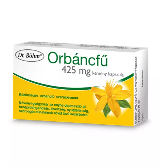 Dr.Böhm Orbáncfű 425mg kemény kapszula 30x