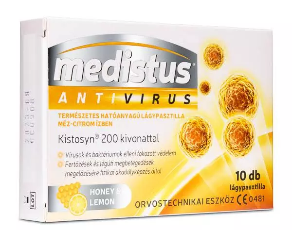 VitaPlus Medistus Antivirus méz- citrom 10x VitaPlus Medistus Antivirus méz- citrom 10x