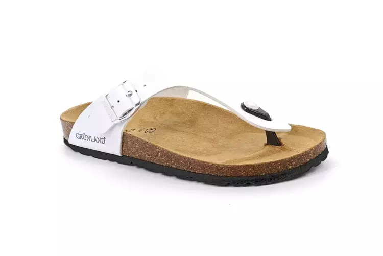 Grünland Sara papucs fehér flip flop pár