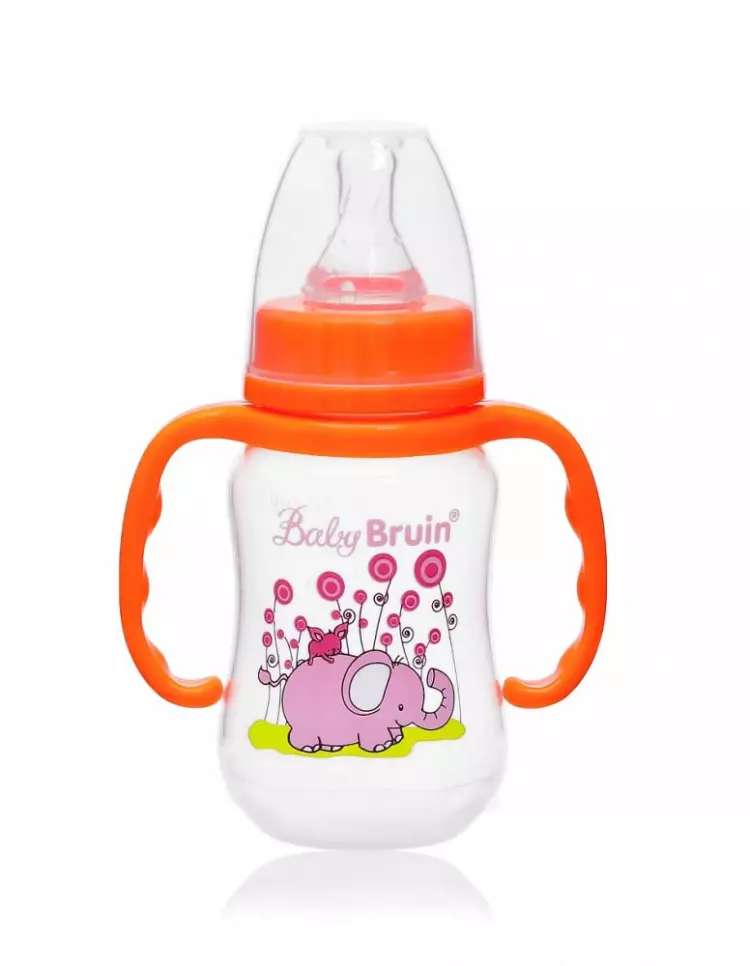 Baby-Bruin cumisüveg PP műany.karcsú,fogóval 120ml 1x Baby-Bruin cumisüveg PP műany.karcsú,fogóval 120ml 1x